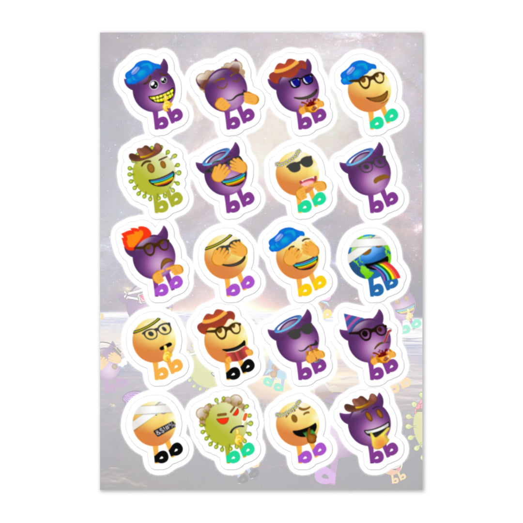 Megabb Buddy Stickers - Emojibb