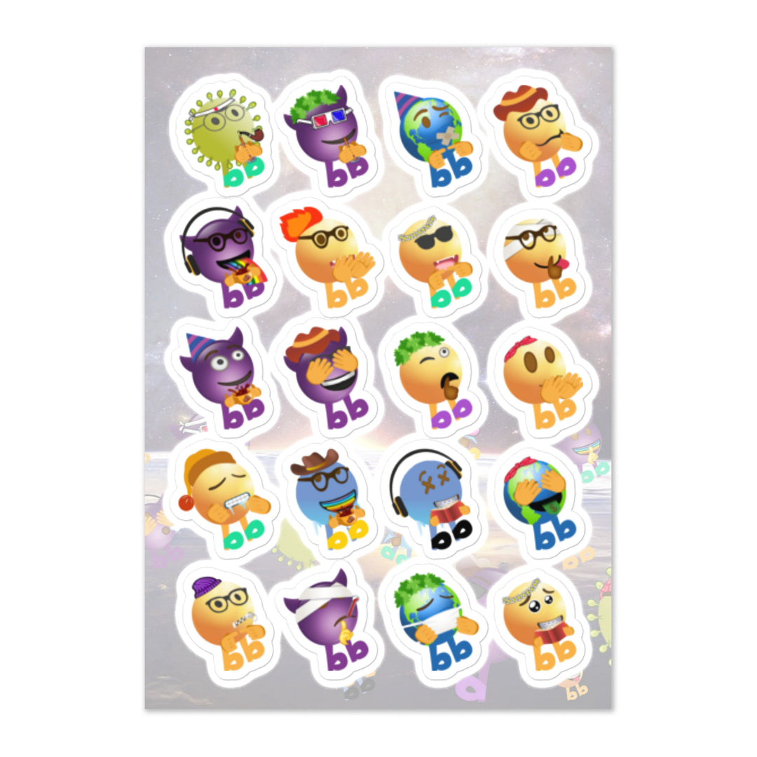 Megabb Buddy Stickers - Emojibb