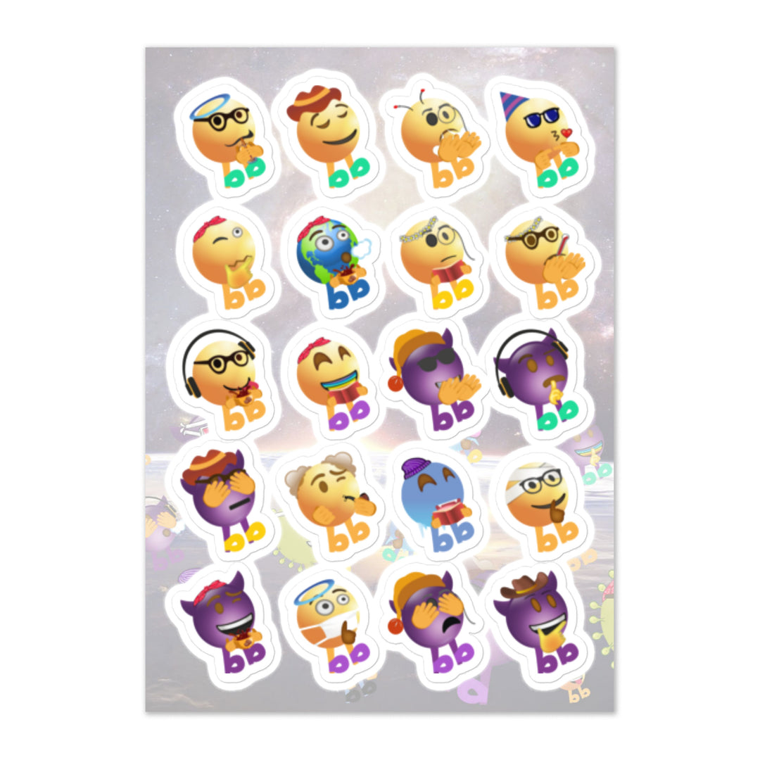 Megabb Buddy Stickers - Emojibb