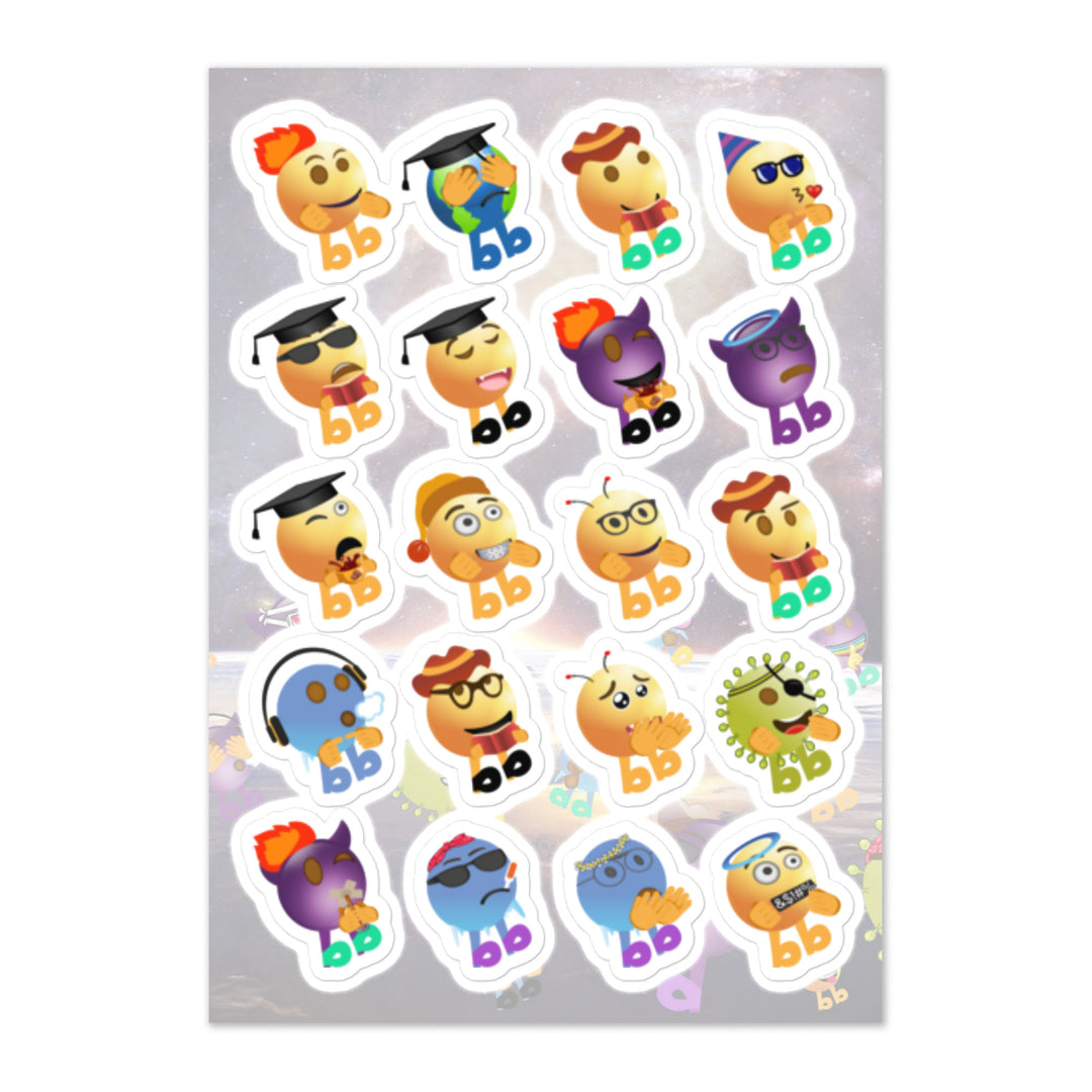 Megabb Buddy Stickers - Emojibb