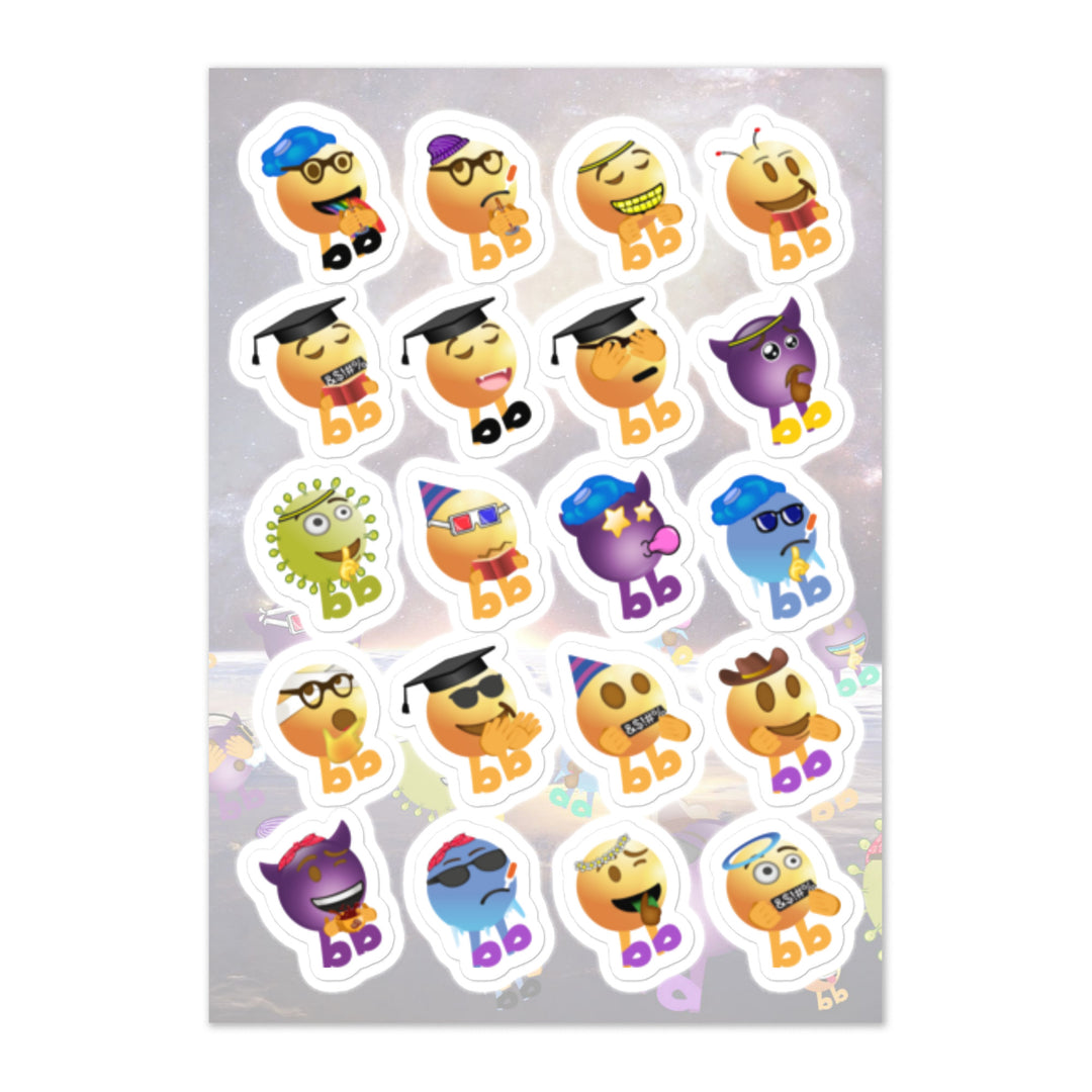 Megabb Buddy Stickers - Emojibb