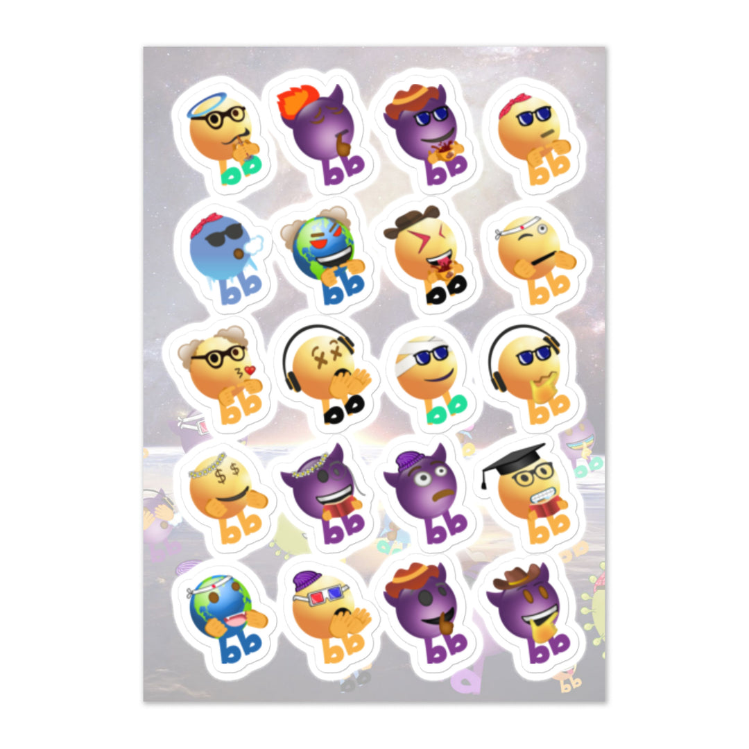 Megabb Buddy Stickers - Emojibb