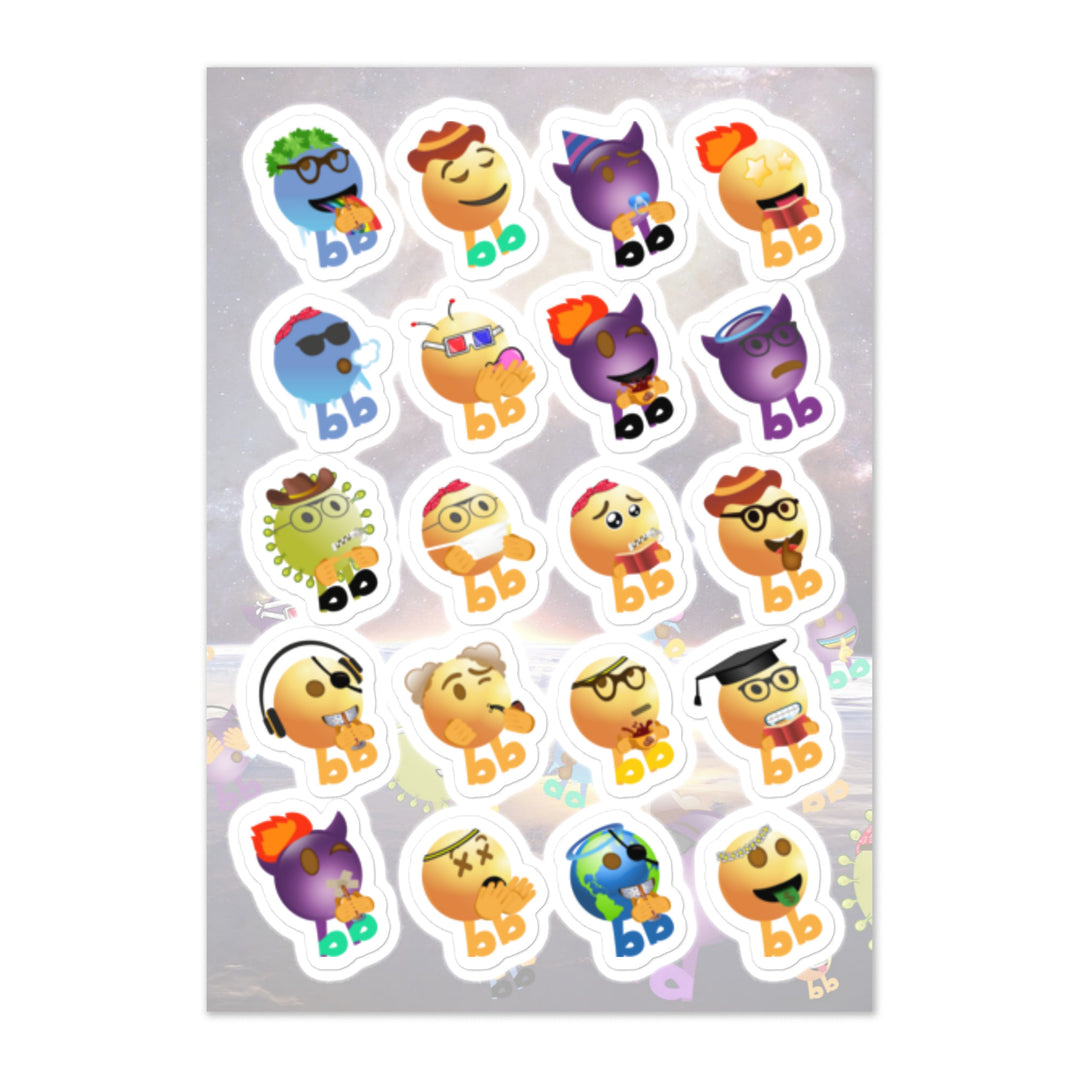 Megabb Buddy Stickers - Emojibb