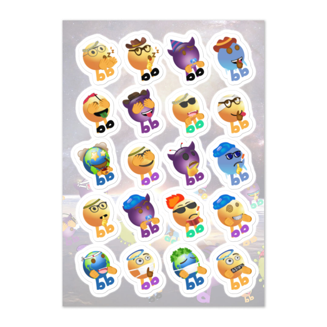 Megabb Buddy Stickers - Emojibb