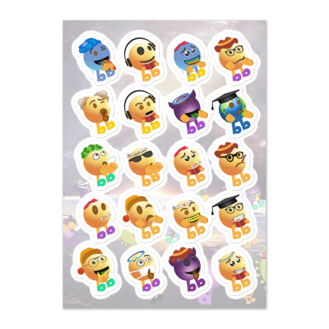 Megabb Buddy Stickers - Emojibb