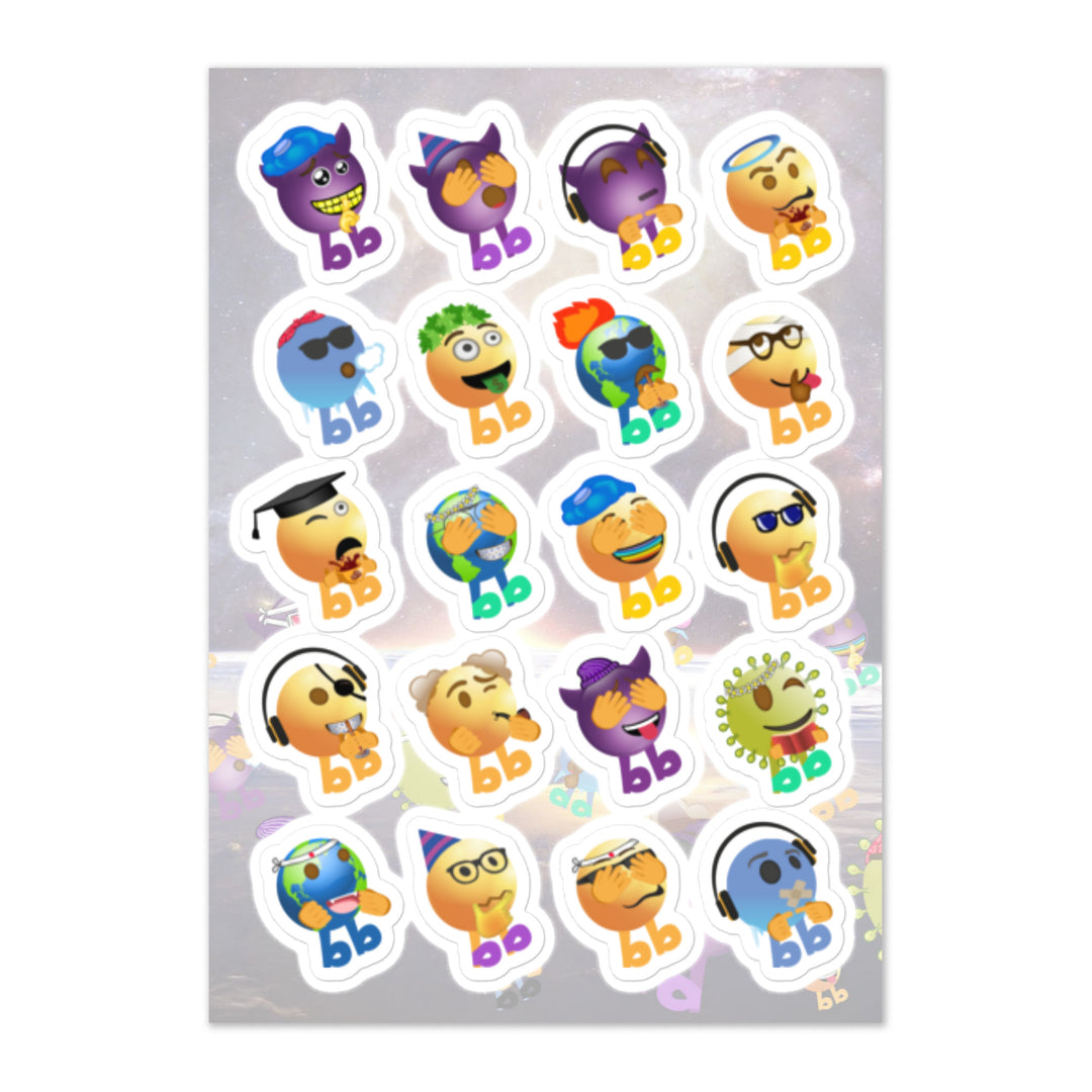 Megabb Buddy Stickers - Emojibb