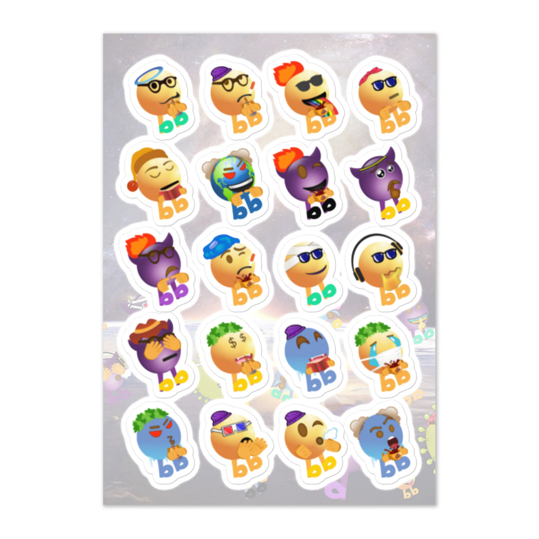 Megabb Buddy Stickers - Emojibb