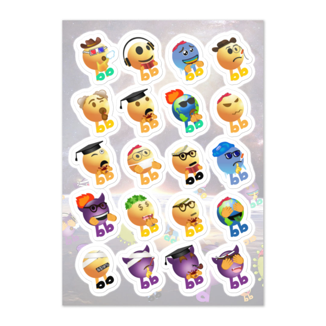 Megabb Buddy Stickers - Emojibb