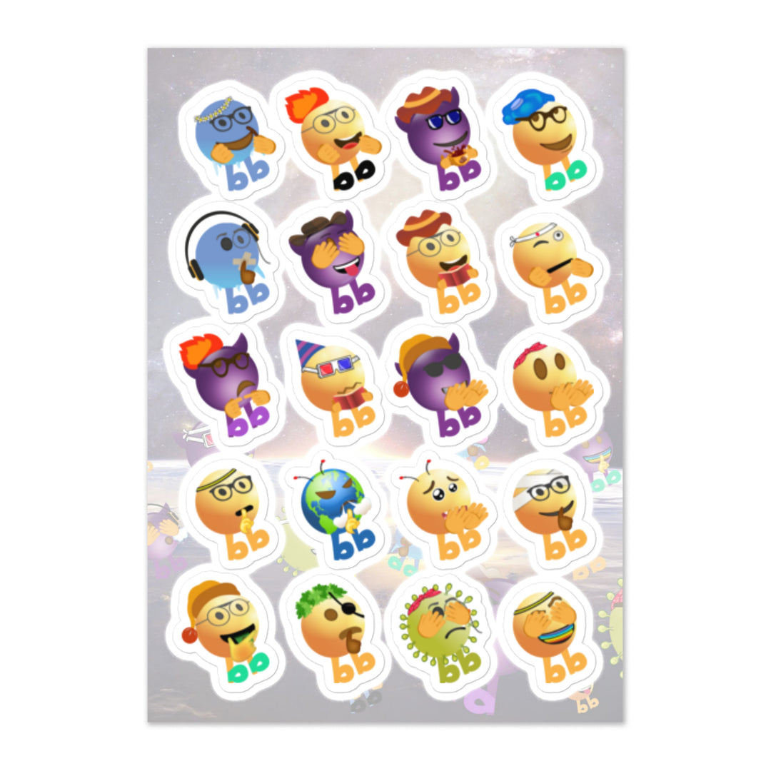 Megabb Buddy Stickers - Emojibb