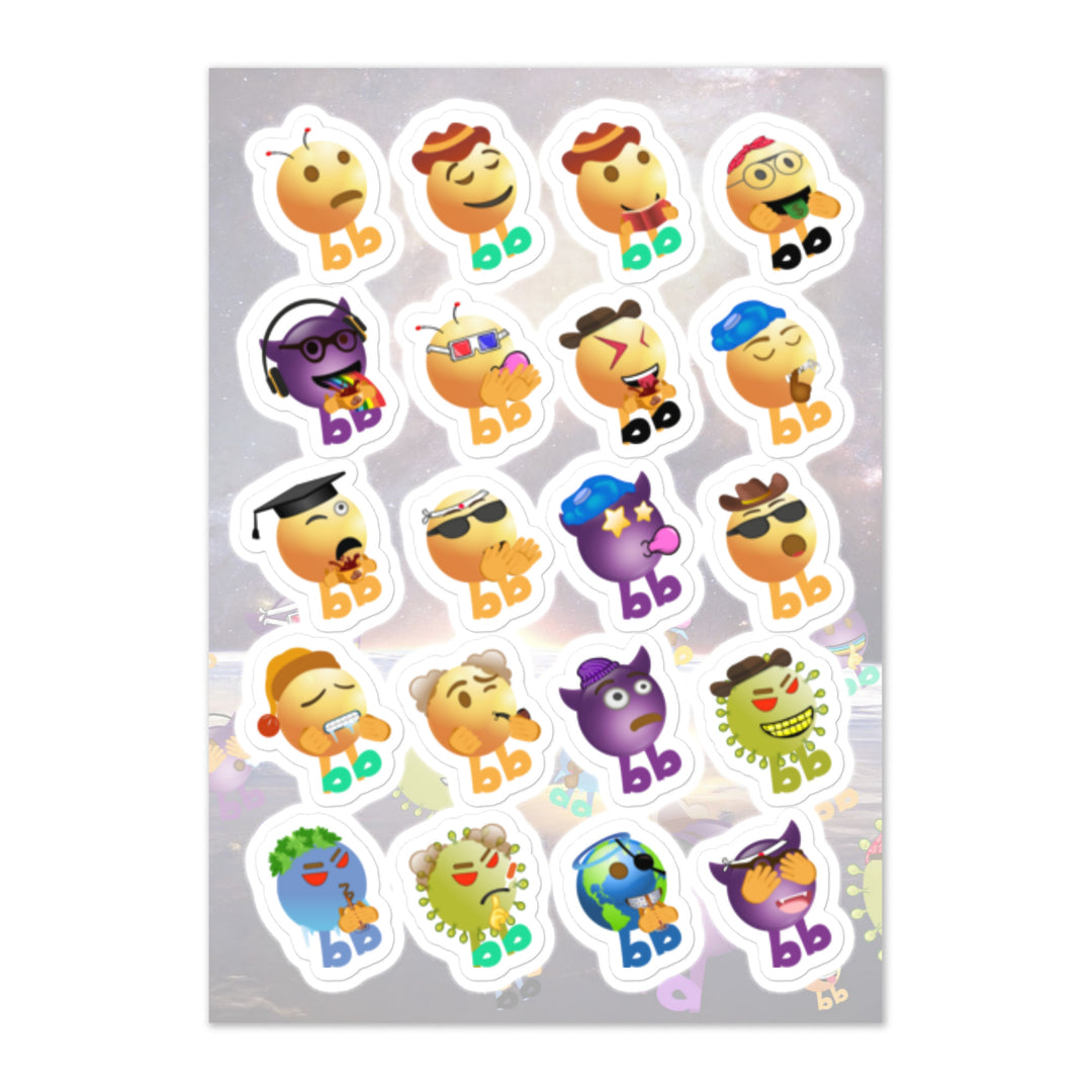 Megabb Buddy Stickers - Emojibb