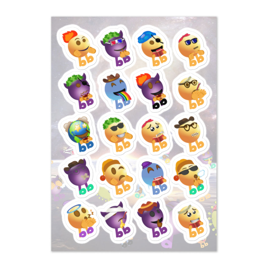 Megabb Buddy Stickers - Emojibb