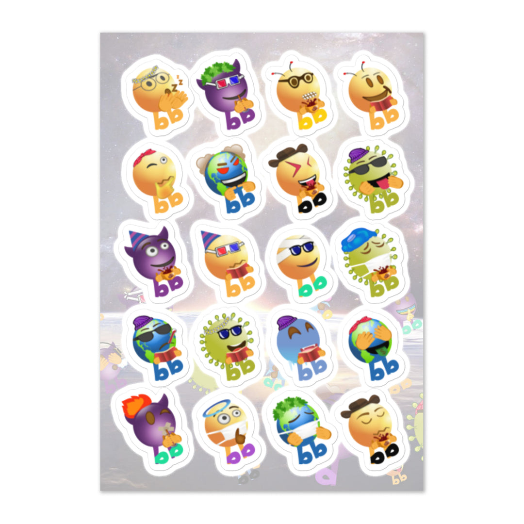 Megabb Buddy Stickers - Emojibb