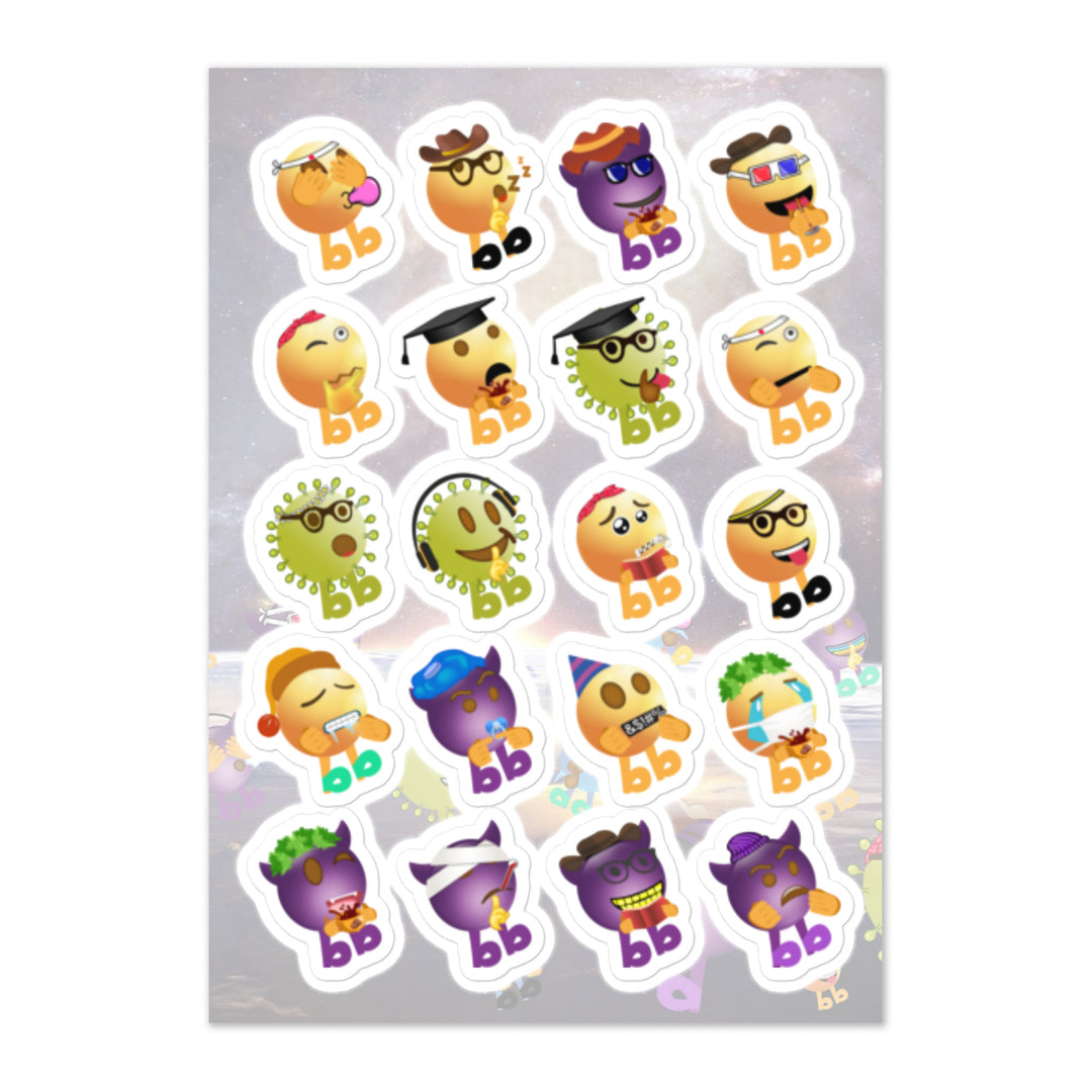 Megabb Buddy Stickers - Emojibb