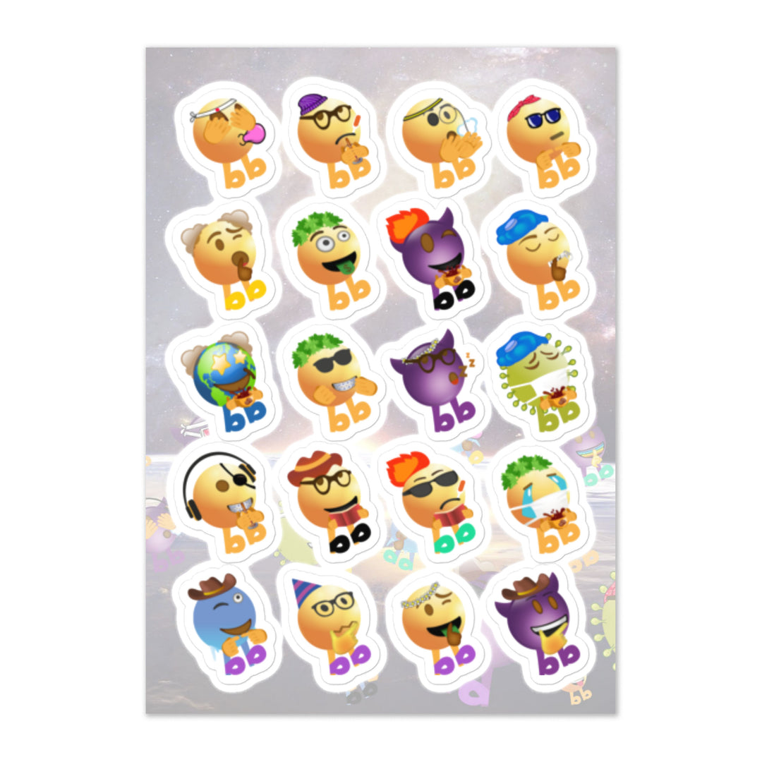 Megabb Buddy Stickers - Emojibb