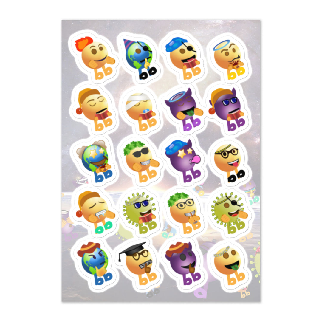 Megabb Buddy Stickers - Emojibb