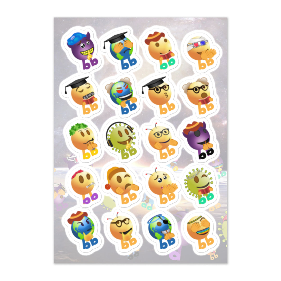 Megabb Buddy Stickers - Emojibb