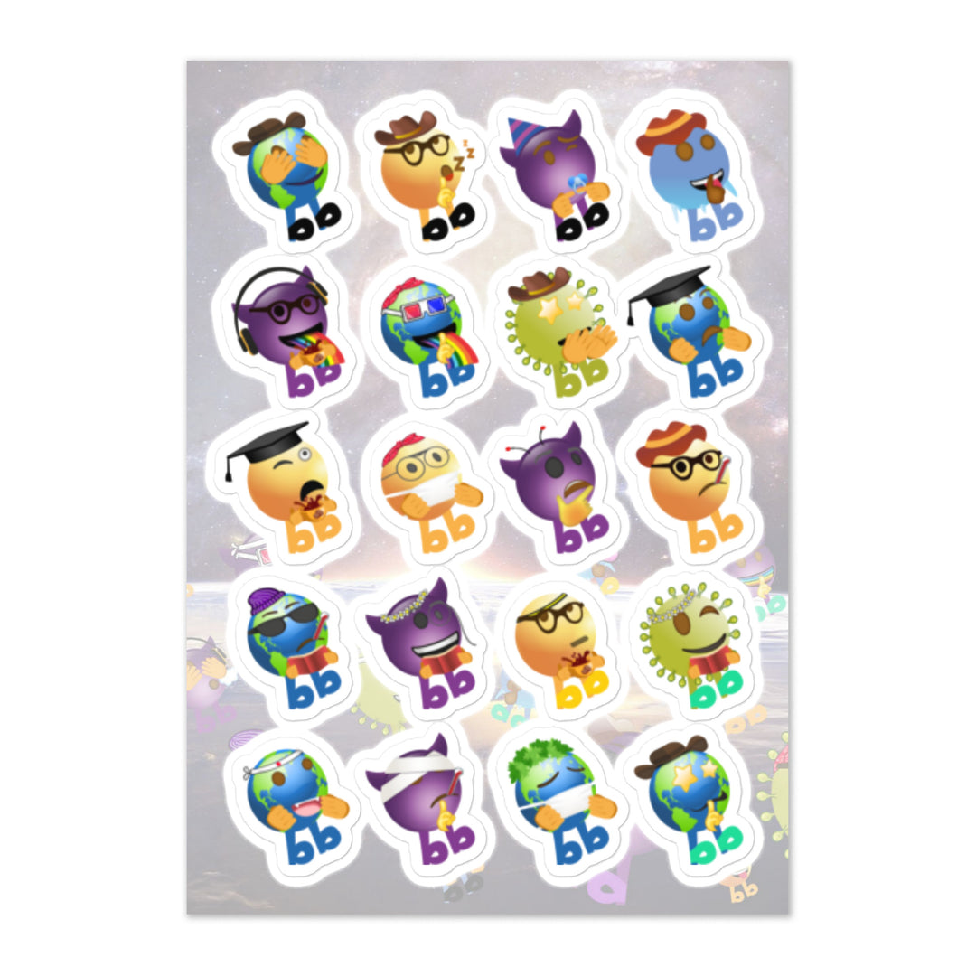 Megabb Buddy Stickers - Emojibb