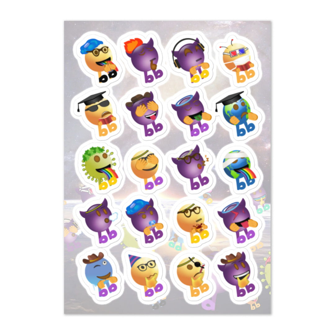 Megabb Buddy Stickers - Emojibb