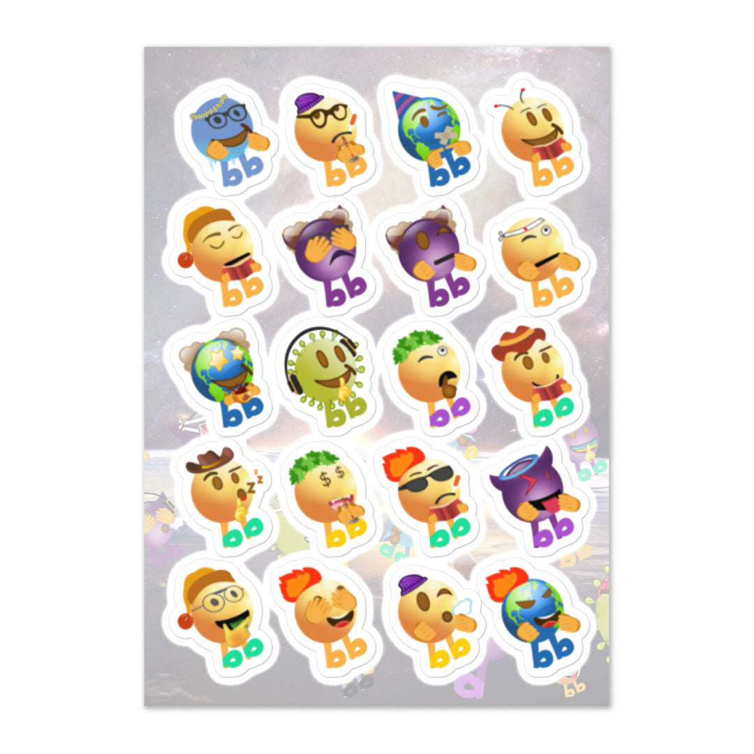 Megabb Buddy Stickers - Emojibb