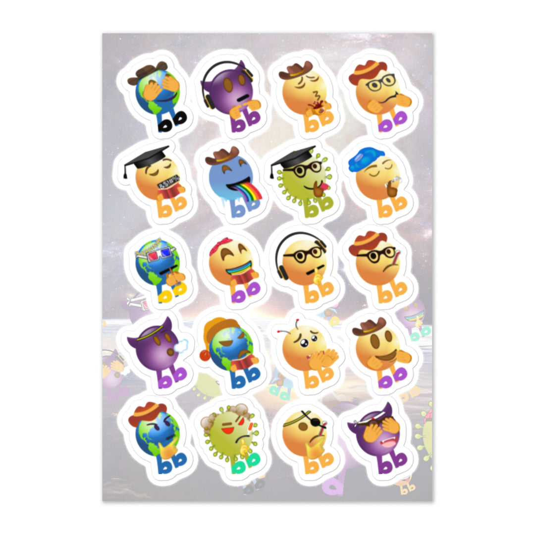 Megabb Buddy Stickers - Emojibb