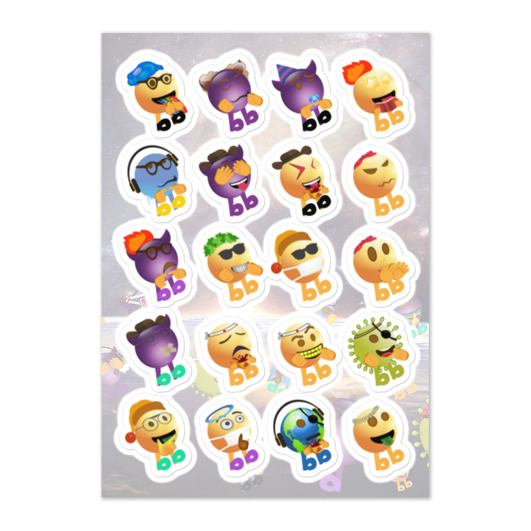 Megabb Buddy Stickers - Emojibb