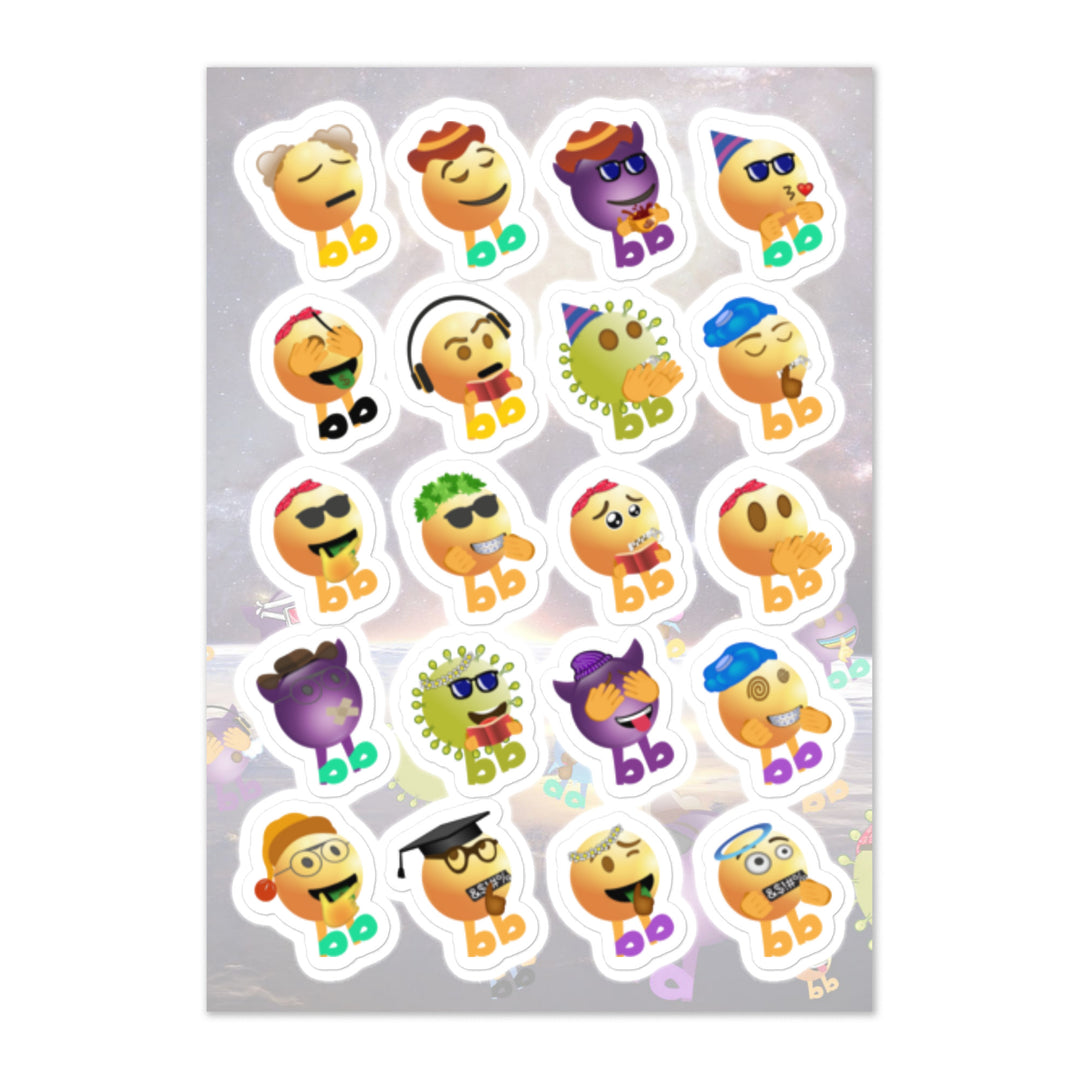 Megabb Buddy Stickers - Emojibb