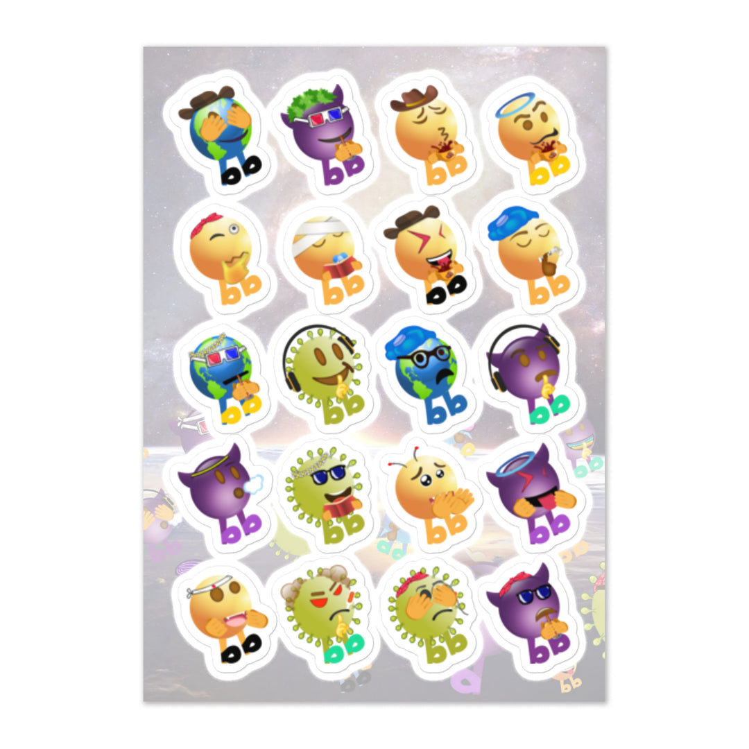 Megabb Buddy Stickers - Emojibb