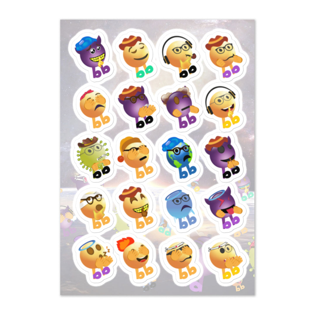 Megabb Buddy Stickers - Emojibb