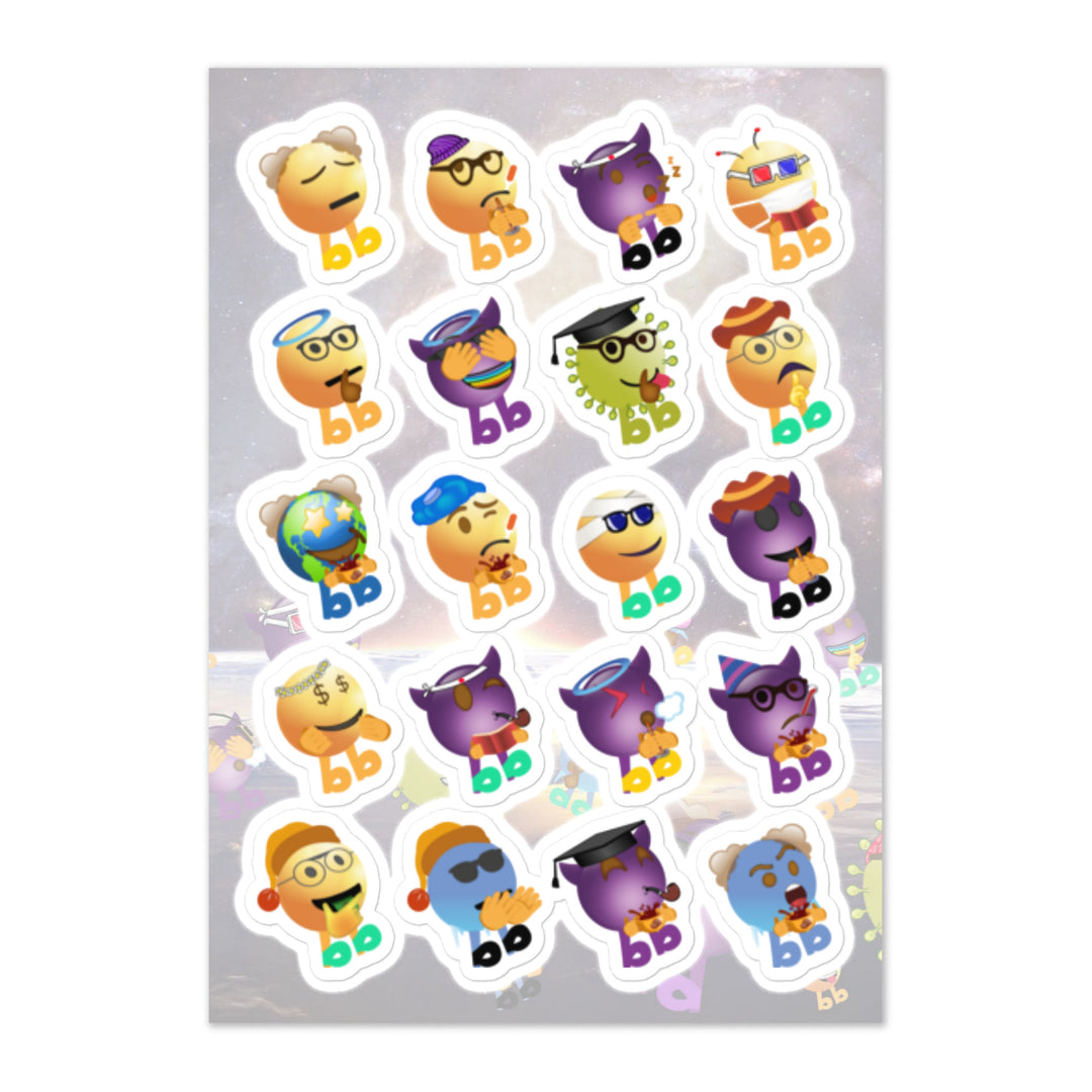 Megabb Buddy Stickers - Emojibb