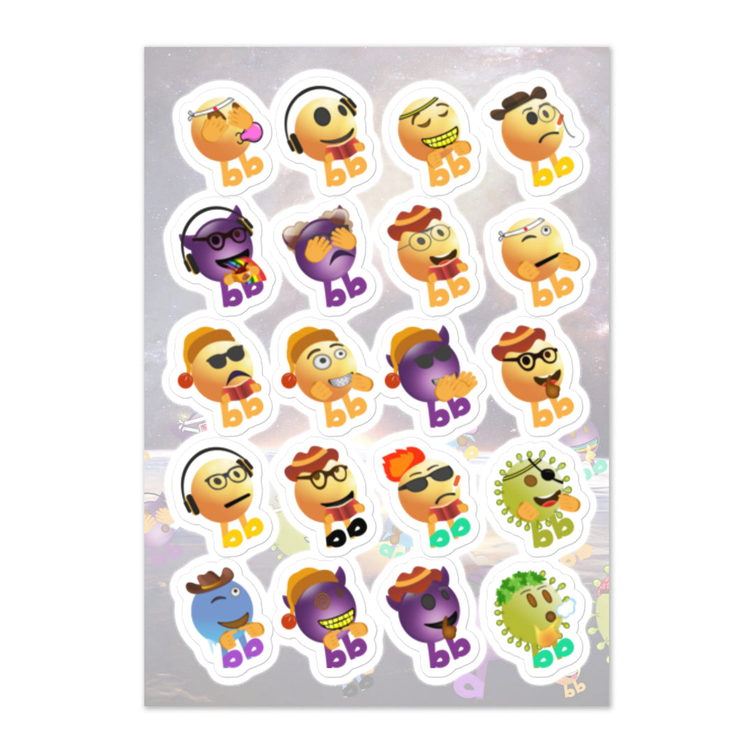 Megabb Buddy Stickers - Emojibb