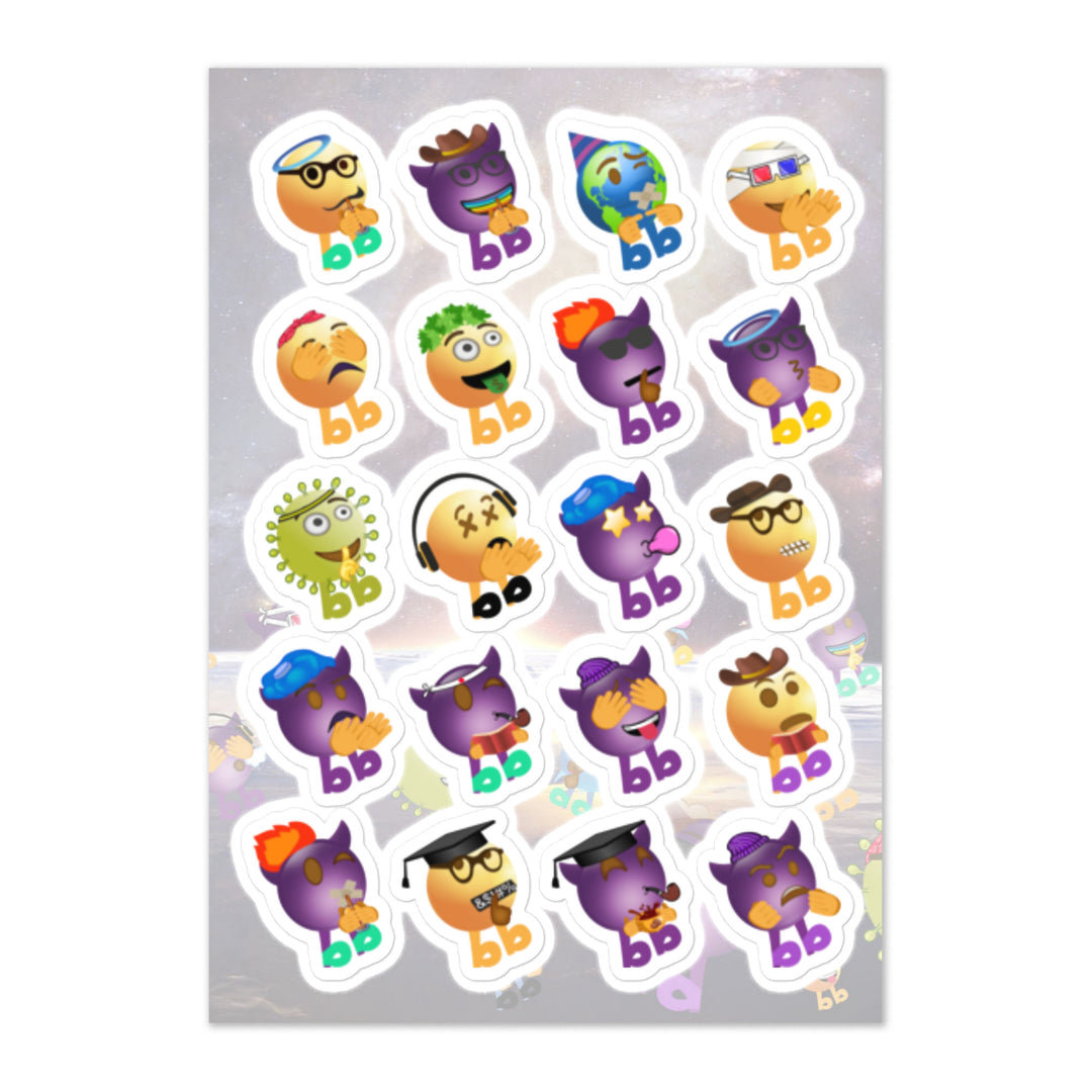 Megabb Buddy Stickers - Emojibb