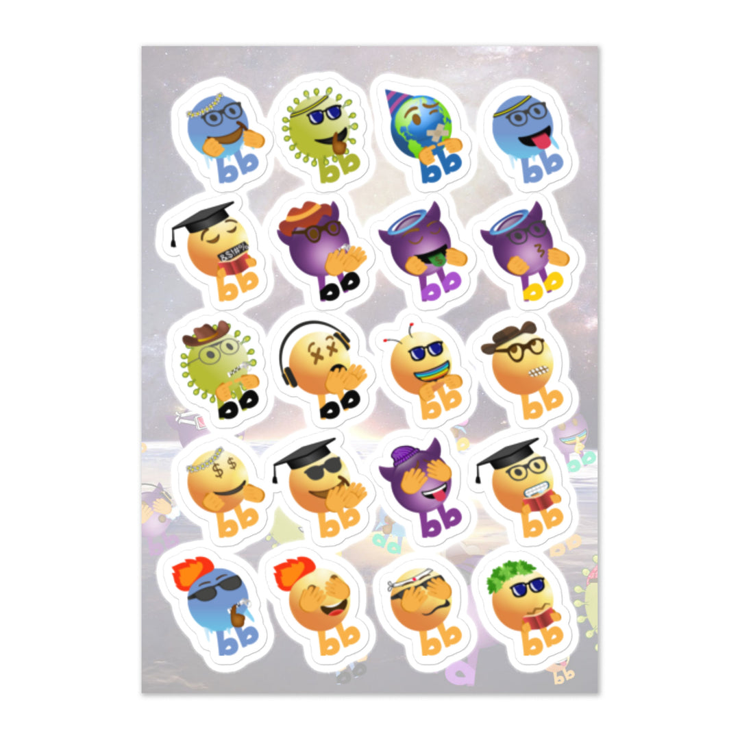 Megabb Buddy Stickers - Emojibb