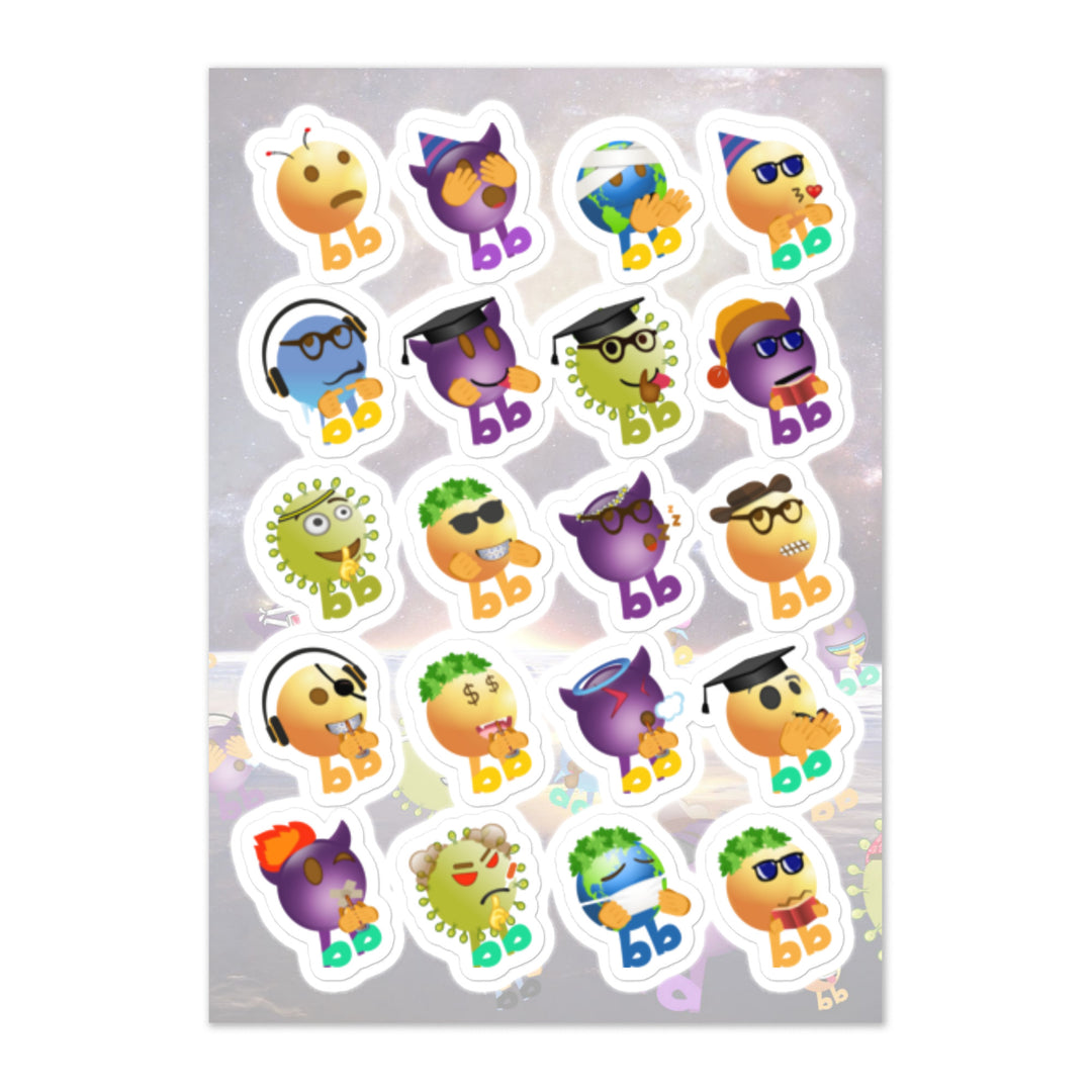 Megabb Buddy Stickers - Emojibb