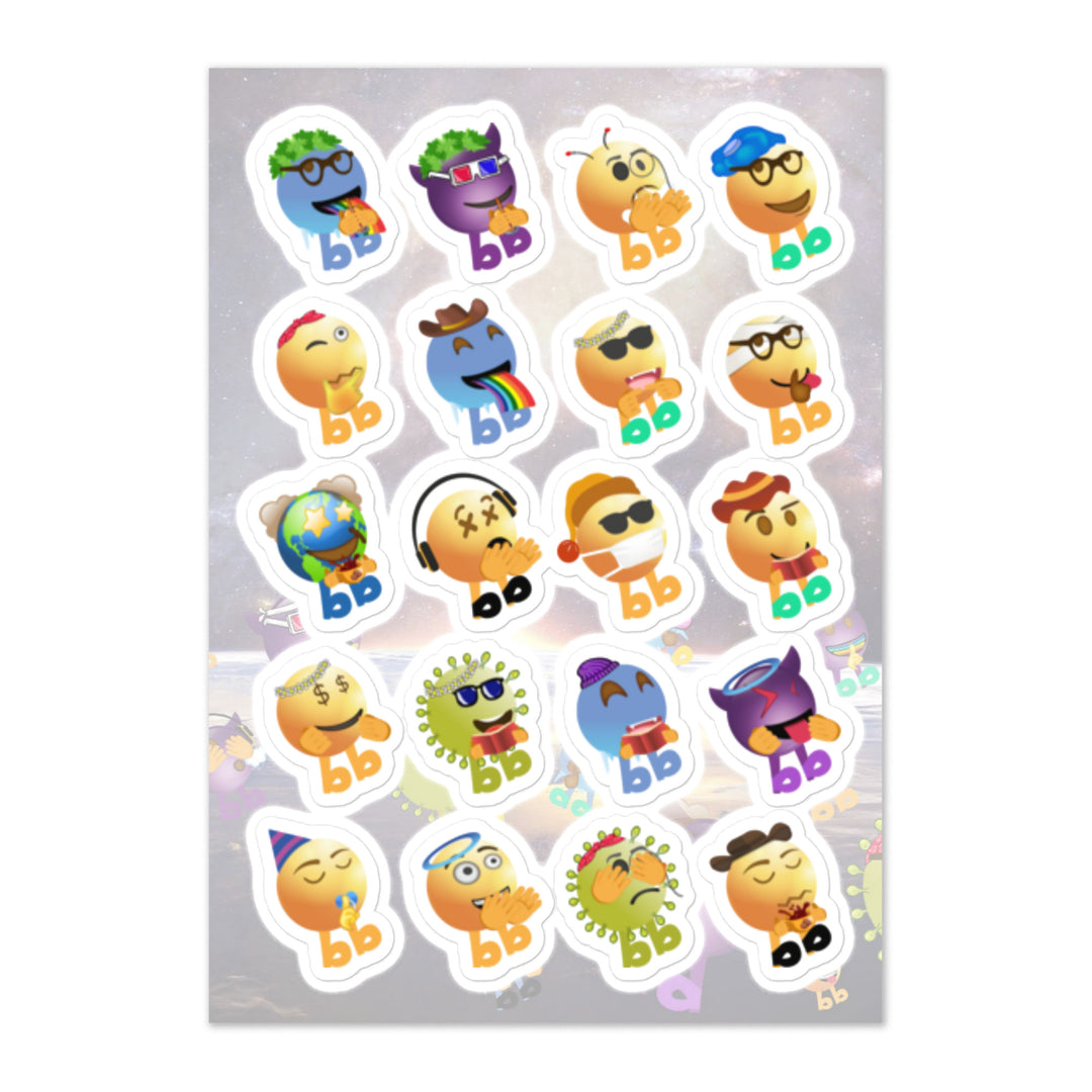 Megabb Buddy Stickers - Emojibb