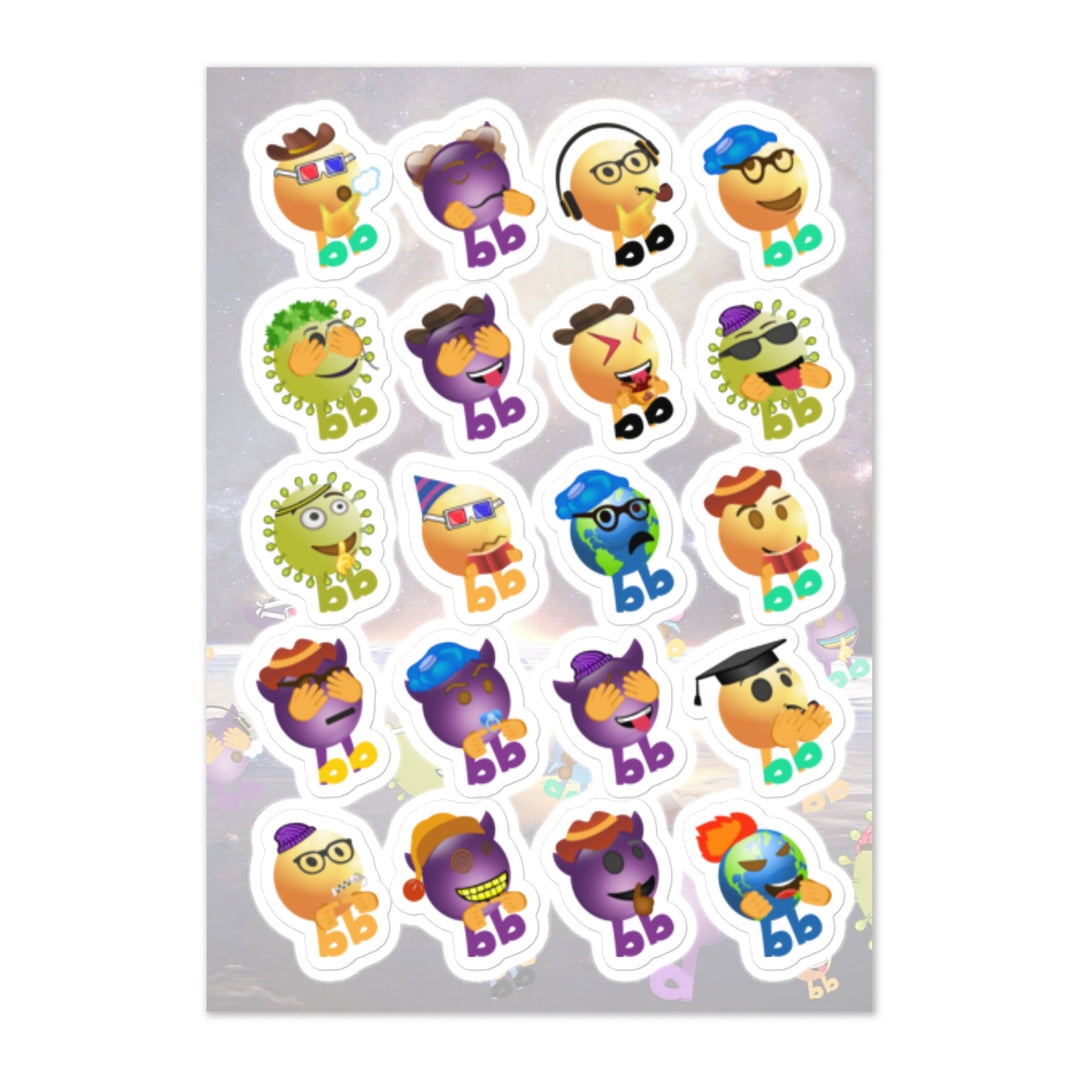 Megabb Buddy Stickers - Emojibb