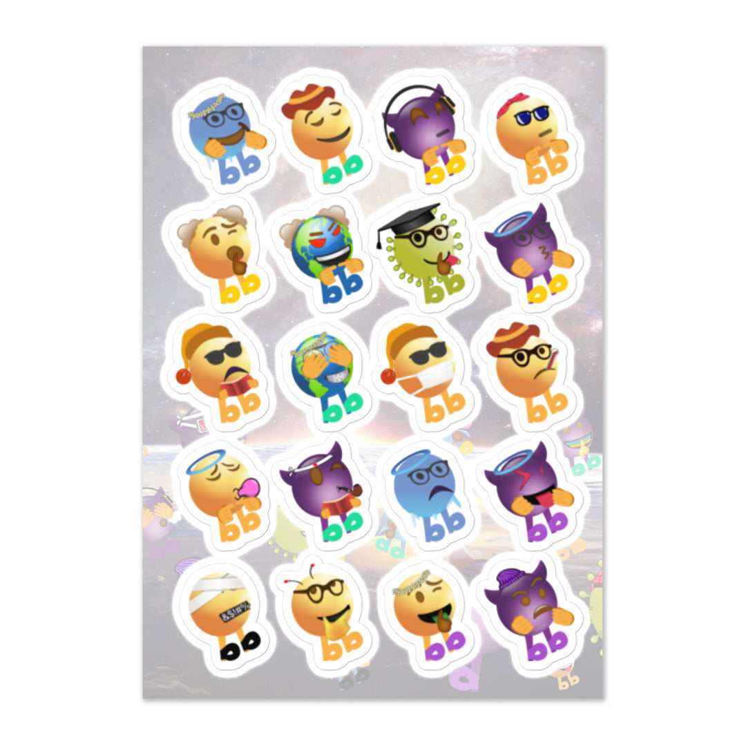 Megabb Buddy Stickers - Emojibb