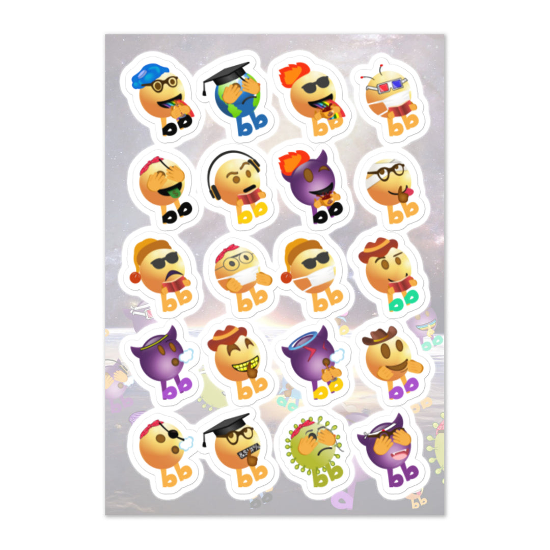 Megabb Buddy Stickers - Emojibb