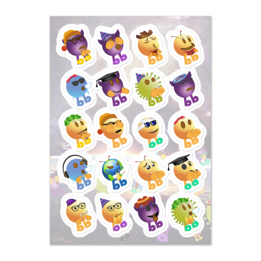 Megabb Buddy Stickers - Emojibb