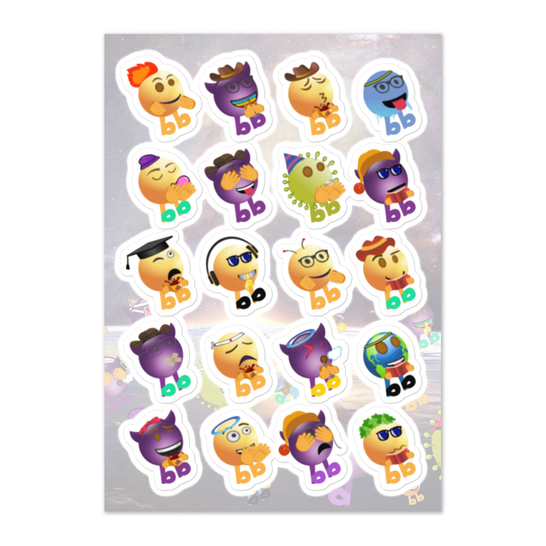 Megabb Buddy Stickers - Emojibb