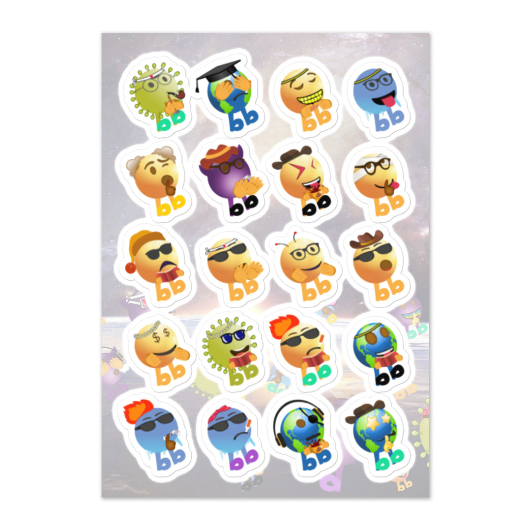 Megabb Buddy Stickers - Emojibb