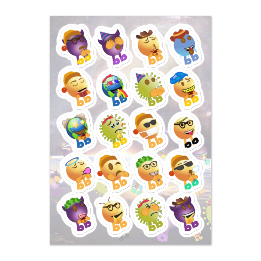 Megabb Buddy Stickers - Emojibb