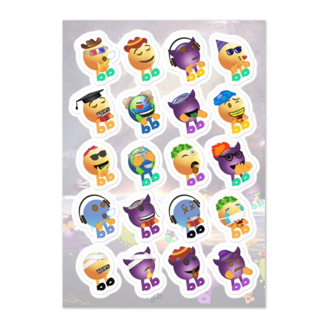 Megabb Buddy Stickers - Emojibb