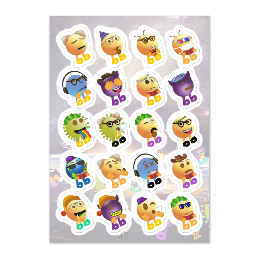 Megabb Buddy Stickers - Emojibb