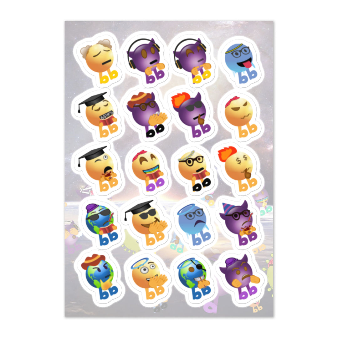 Megabb Buddy Stickers - Emojibb