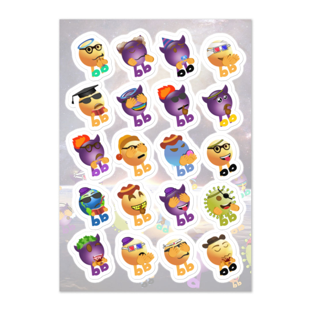 Megabb Buddy Stickers - Emojibb