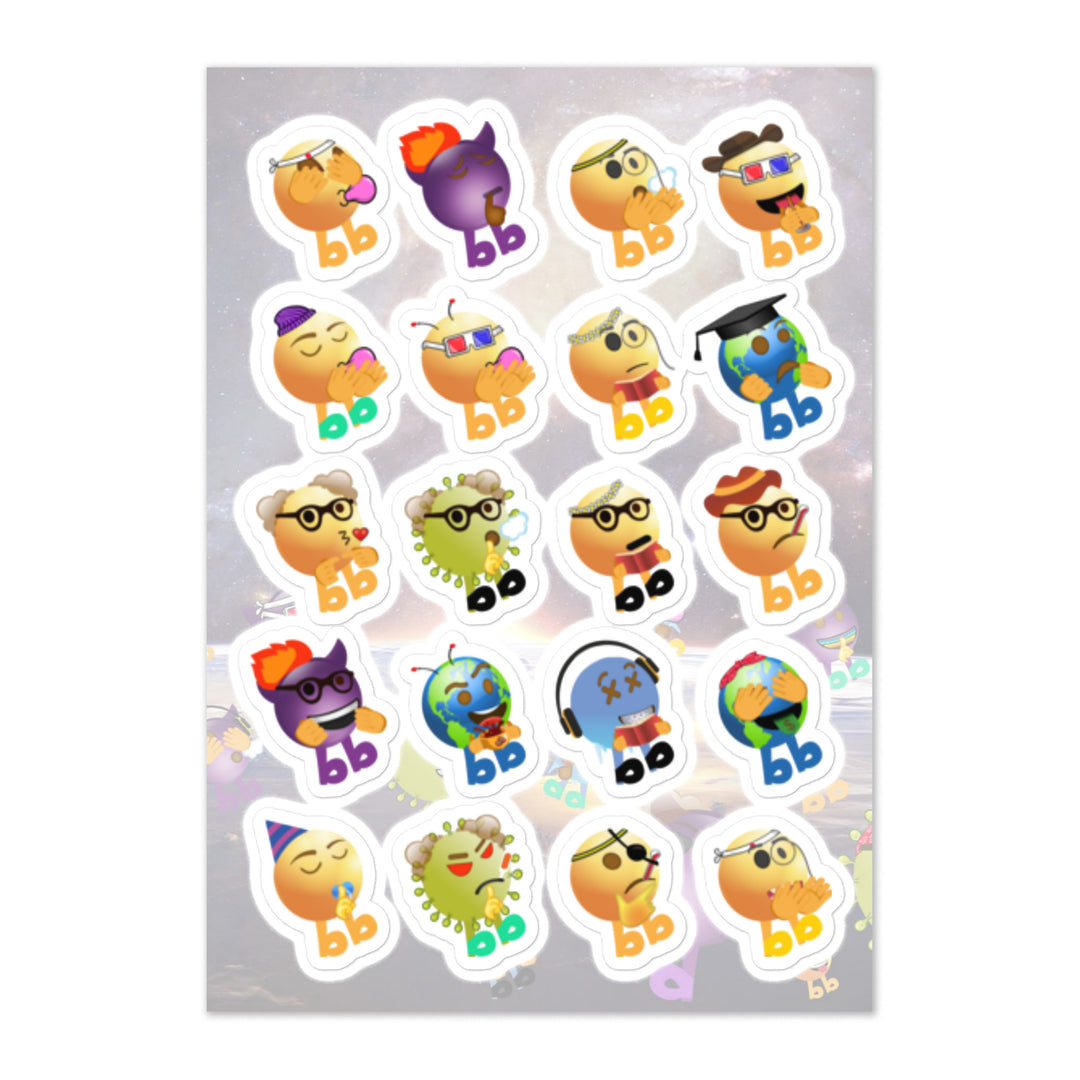 Megabb Buddy Stickers - Emojibb