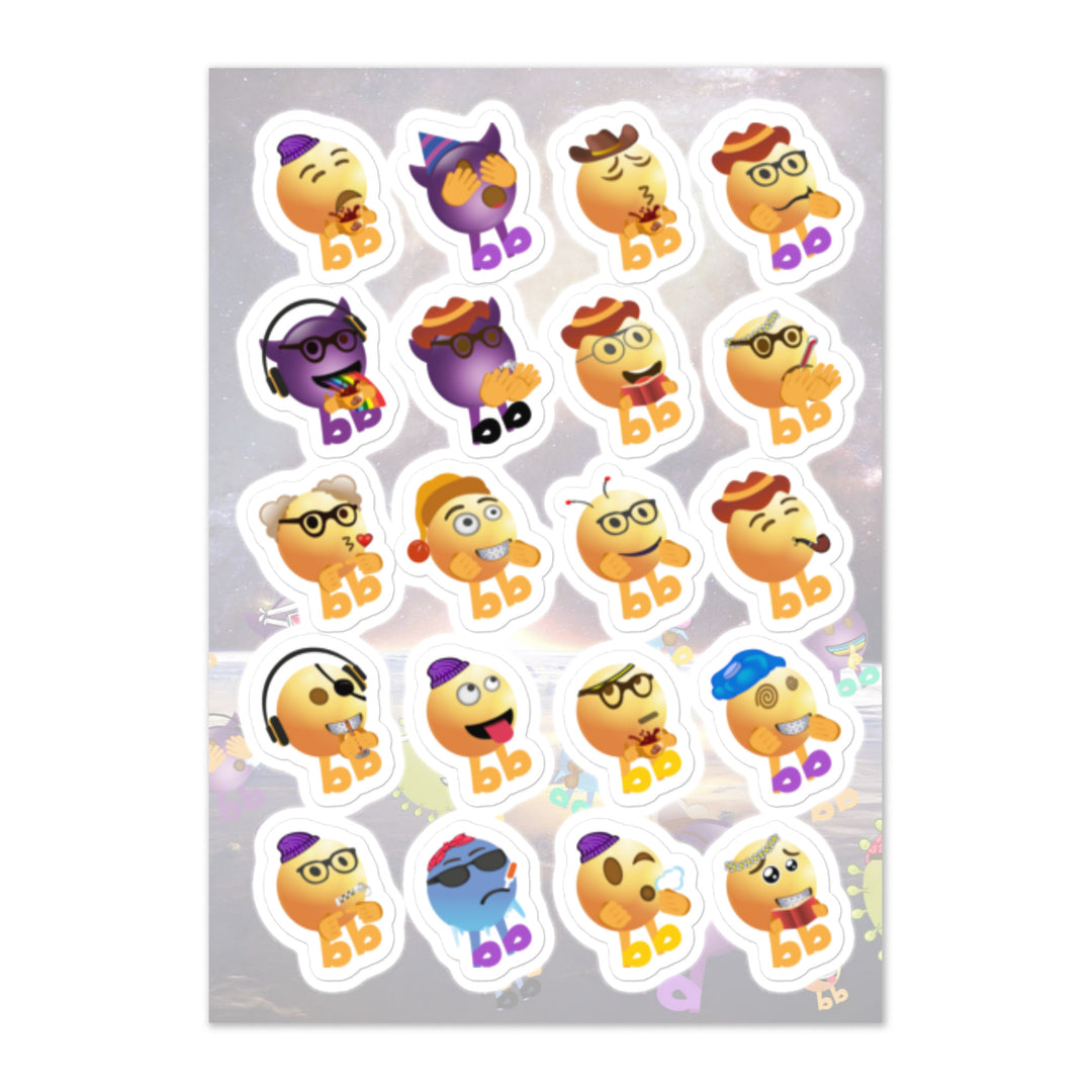 Megabb Buddy Stickers - Emojibb