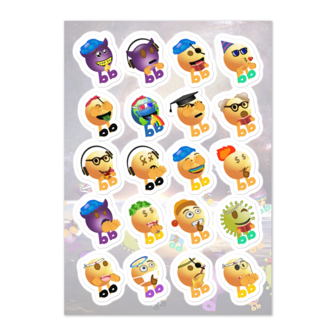 Megabb Buddy Stickers - Emojibb