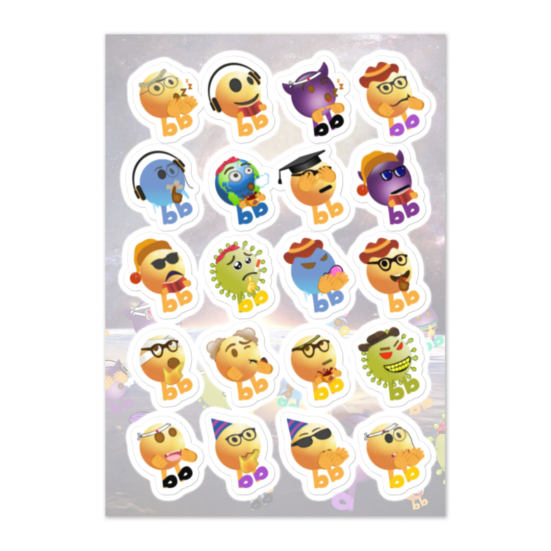 Megabb Buddy Stickers - Emojibb