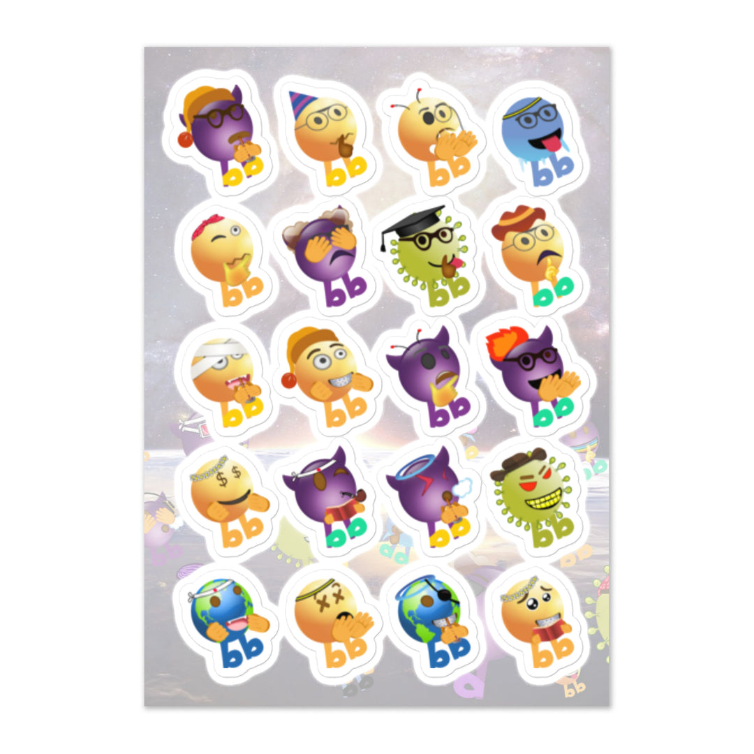 Megabb Buddy Stickers - Emojibb